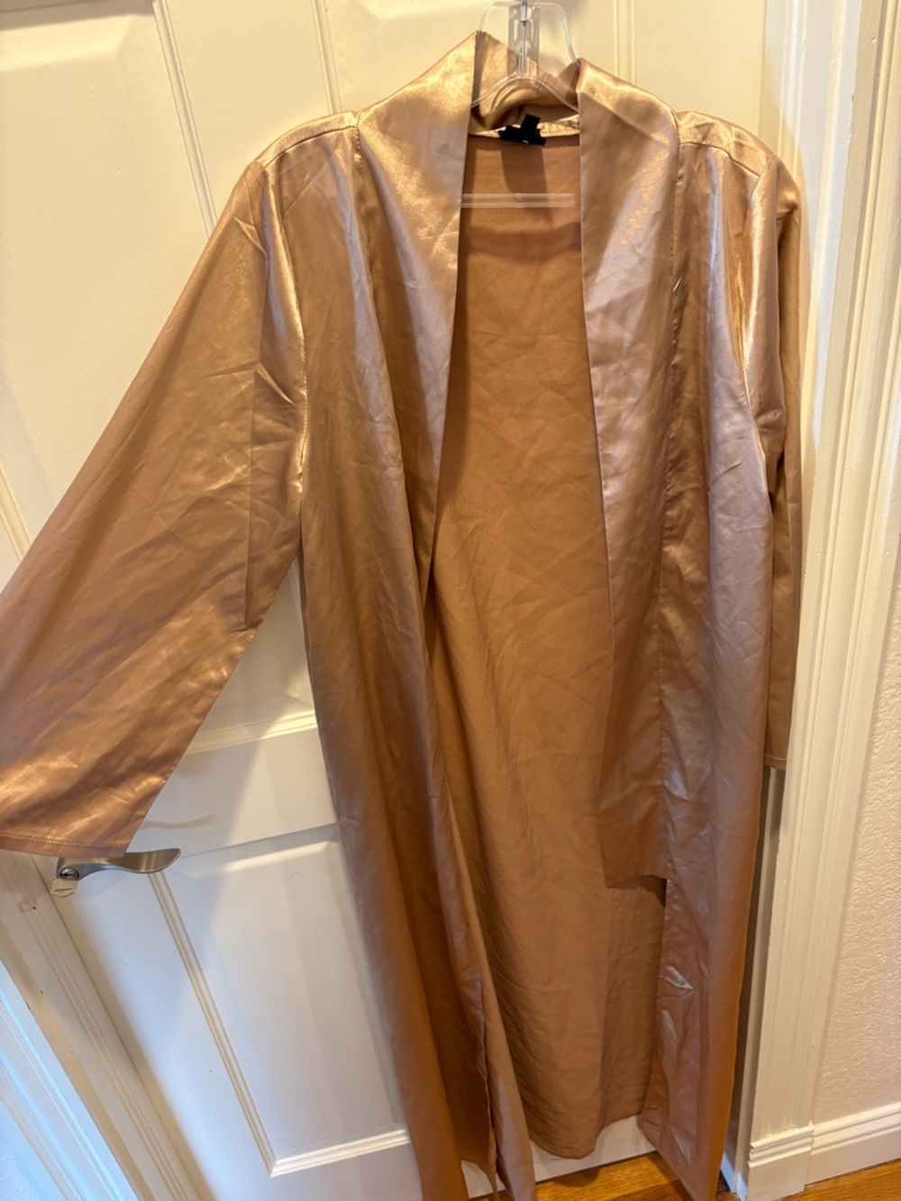 NUDE Shimmery Light Bronze Satin duster